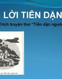 Bài giảng Ngữ văn 10: Lời tiễn dặn (Trích truyện thơ 'Tiễn dặn người yêu')