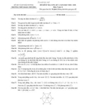 Đề thi giữa học kì 1 môn Toán lớp 11 năm 2020-2021 có đáp án - Trường THPT Đoàn Thượng
