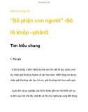 Kiến thức lớp 12 Số phận con người -Sô lô khốp –phần3