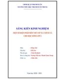 Sáng kiến kinh nghiệm Tiểu học: Một số biện pháp dạy viết đúng chính tả cho học sinh lớp 2