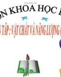 Bài 55: Ôn tập vật chất và năng lượng - Bài giảng điện tử Khoa học 4 - L.K.Chi