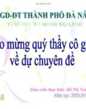 Bài giảng môn toán lớp 1 - Thực hành đo độ dài