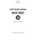 Hóa học 10 nâng cao - Thiết kế bài giảng Tập 1