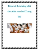 Bờm tai thỏ nhắng nhít cho nhóc em chơi Trung thu