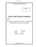 Sáng kiến kinh nghiệm THCS: Một số biện pháp giáo dục đạo đức cho học sinh lớp 9 thông qua công tác chủ nhiệm