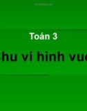 Giáo án điện tử môn Toán lớp 3 - Bài: Chu vi hình vuông