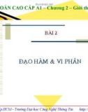 Bài 2: Đạo hàm và vi phân