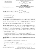 Đề thi chọn đội tuyển Quốc gia môn Toán năm 2022-2023 có đáp án (Vòng 1) - Sở GD&ĐT Quảng Bình