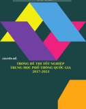 Chuyên đề trong đề thi tốt nghiệp THPT Quốc gia môn Toán 2017 – 2021