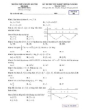 Đề thi thử tốt nghiệp THPT năm 2021 môn Toán có đáp án - Trường THPT chuyên Hà Tĩnh