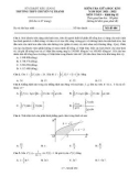 Đề thi giữa học kì 2 môn Toán lớp 12 năm 2021-2022 - Trường THPT Chuyên Vị Thanh – Hậu Giang