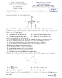 Đề thi giữa học kì 1 môn Toán lớp 12 năm 2022-2023 có đáp án - Trường THPT chuyên Lê Khiết – Quảng Ngãi