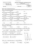 Đề thi học kì 1 môn Toán lớp 12 năm 2022-2023 có đáp án - Trường THPT chuyên Hạ Long, Quảng Ninh