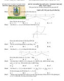 Đề ôn tập kiểm tra giữa học kì 1 môn Toán lớp 12 năm 2021-2022 có đáp án - Trường THPT Thuận Thành Số 1