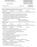 Đề thi giữa học kì 2 môn Vật lí lớp 12 năm 2021-2022 có đáp án - Trường THPT Ngô Gia Tự – Đắk Lắk