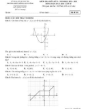 Đề thi giữa học kì 2 môn Toán lớp 10 năm 2022-2023 có đáp án - Trường PTDTNT Tỉnh Quảng Trị