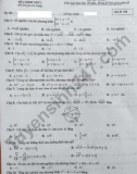 Đề thi tuyển sinh vào lớp 10 môn Toán năm 2022-2023 có đáp án - Sở GD&ĐT Hưng Yên