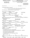 Đề thi thử THPT Quốc gia môn Hóa năm 2018 lần 1 - Sở GD&ĐT Bà Rịa-Vũng Tàu - Mã đề 003