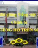 Bài Chính tả: Nghe, viết: Tiếng hò trên sông - Bài giảng điện tử Tiếng việt 3 - GV.Hoàng Thi Thơ