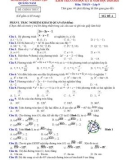 Đề kiểm tra cuối học kì 2 môn Toán lớp 9 năm học 2020-2021 có đáp án - Sở GD&ĐT Quảng Nam (Mã đề A)