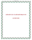 Luyện tập Ngữ văn lớp 9: Liên kết câu và liên kết đoạn văn 2
