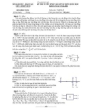 Đề thi chuyên lý lớp 10 trường quốc học Huế 2006