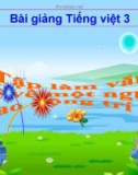 Bài TLV: Nói, viết về một người lao động trí óc - Bài giảng điện tử Tiếng việt 3 - GV.Hoàng Thi Thơ