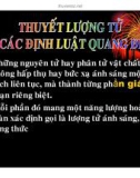 Bài giảng vật lý : Thuyết lượng tử và các định luật quang điện part 2