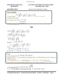 Đề thi tuyển sinh vào lớp 10 THPT môn Toán năm học 2021-2022 – Sở Giáo dục và đào tạo Bình Định