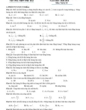 Đề cương ôn tập giữa học kì 2 môn Vật lí lớp 10 năm 2020-2021 - Trường THPT Phú Bài