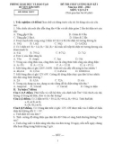 Đề thi giữa học kì 1 môn Vât lí lớp 9 năm 2021-2022 có đáp án - Phòng GD&ĐT Kim Sơn