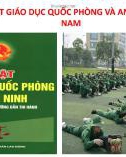 Bài giảng Giáo dục Quốc phòng và An ninh bài 3: Luật Giáo dục Quốc phòng và An ninh Việt Nam