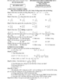 Đề thi học kì 1 môn Toán 8 năm 2020-2021 có đáp án - Phòng GD&ĐT huyện Kim Sơn