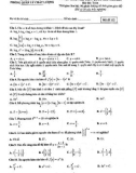 Đề tập huấn thi THPT Quốc gia năm 2020 môn Toán có đáp án - Sở GD&ĐT Bắc Ninh