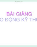 Bài giảng Dao động kỹ thuật