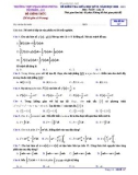 Đề thi giữa học kì 2 môn Toán lớp 12 năm 2020-2021 có đáp án - Trường THPT Phan Đình Phùng