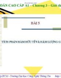 Bài 5: Tích phân hàm hữu tỉ và hàm lượng giác