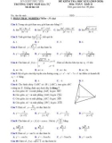 Đề thi học kì 2 môn Toán lớp 11 năm 2019-2020 có đáp án – Trường THPT Ngô Gia Tự, Phú Yên
