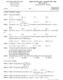 Đề thi học kì 2 môn Toán 11 năm 2019-2020 - Trường THPT Tân Châu