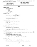 Đề thi học kì 2 môn Toán lớp 11 năm 2019-2020 có đáp án – Trường THPT Thị Xã Quảng Trị