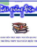 Bài giảng Giải tích 12 - Tiết 33: Hàm số mũ - Hàm số Lôgarit