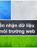 Truyền nhận dữ liệu qua môi trường web