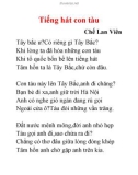 Bài thơ Tiếng hát con tàu 