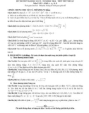 Đề thi thử đại học lần 2, năm 2014 có đáp án môn: Toán, khối A, A1, B, D - Trường THPT Phú Nhuận