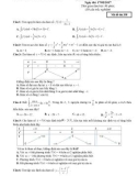 Đề thi thử ĐH đợt 3 năm 2017 môn Toán - THPT Trần Hưng Đạo - Mã đề 358