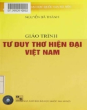 Giáo trình Tư duy thơ hiện đại Việt Nam: Phần 1