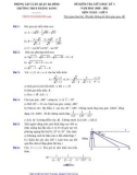 Đề kiểm tra giữa học kì 1 môn Toán lớp 9 năm 2020-2021 - Trường THCS Thăng Long