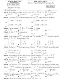 Đề thi cuối học kỳ 2 môn Toán 12 năm 2021-2022 có đáp án - Sở GD&ĐT Quảng Nam (Mã đề 111)