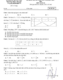 Đề kiểm tra giữa học kì 1 môn Toán lớp 12 năm 2022-2023 - Trường THPT chuyên Nguyễn Bỉnh Khiêm, Quảng Nam (Mã đề 103)