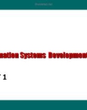 Seminars in IT for Businesses - Lecture 22: Information systems development (Part 1)